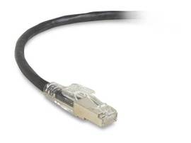CAT6 250-MHz Locking Snagless Patch Cable S/FTP CM PVC BK 20FT