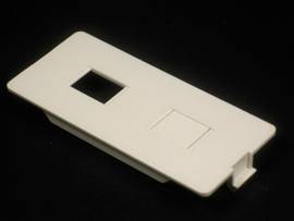 LEGRAND-WIREMOLD NM DUAL RJ DEVICE PLATE 5500 FOG WH (PKG OF 10)