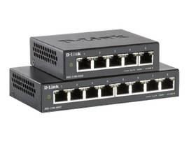 D-LINK 1100 SERIES SMART MANAGED 5-PORT POE-POWERED GIGABIT SWITCH, 2 POE PASSTHROUGH, V2