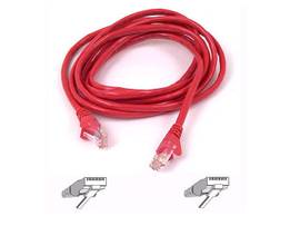 BELKIN CAT5E SNAGLESS PATCH CABLE 15 RED
