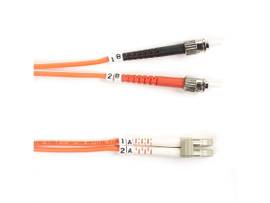 OM2 50/125 Multimode Fiber Optic Patch Cable OFNR PVC ST-LC OR 3M