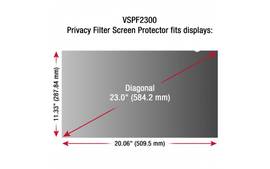 Viewsonic VSPF2300 display privacy filter 58.4 cm (23") Monitor