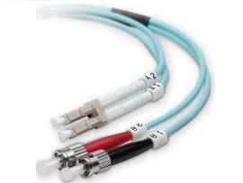 BELKIN CABLE FIBER LC/ST 20M LO MMD AQUA 10GB