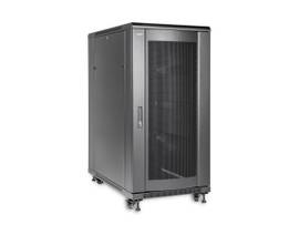 ROCSTOR SOLIDRACK R3004 24U RACK WITH SIDES ENCLOSURE - 600MM X 1000MM X 24U - INCLUDE DOORS & SIDES - 1760 LB CAPACITY - ADJUSTABLE DEPTH -