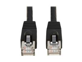 TRIPPLITE CAT8 ETHERNET CABLE 40G SNAGLESS SSTP RJ45 M/M POE BLACK 12FT