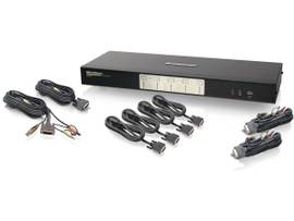 IOGEAR SWTCH 4P DUAL VIEW DUAL LINK DVI KVM
