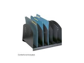 SAFCO ORGNZR DESK RACK 6 SECT STL