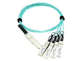 AXIOM 100GBASE-AOC QSFP28 TO 4 SFP28 ACTIVE OPTICAL CABLE DELL COMPATIBLE 15M