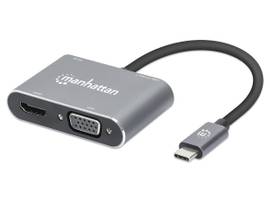 USB-C TO HDMI/VGA 4-IN-1 DOCKING CONVERTER WITH POWER DELIVERY
