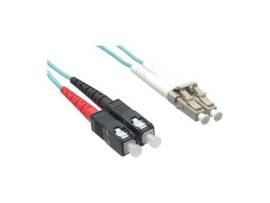 AXIOM LC/SC 10G MULTIMODE DUPLEX OM3 50/125 FIBER OPTIC CABLE 100M