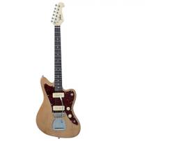 MONOPRICE INDIO BY MONOPRICE OFFSET OS40 DLX PLUS ALDER ELECTRIC GUITAR WITH GIG BAG - NATURAL