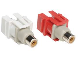 TRIPP LITE AUDIO KEYSTONE SNAP-IN KIT RCA RED WHT