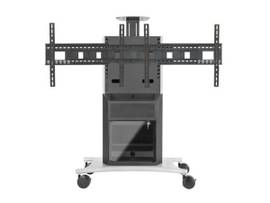 AVTEQ DUAL DISPLAY AV CART WITH 12 D RACK. SUP