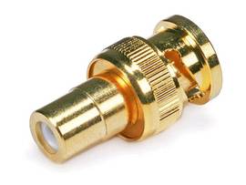 MONOPRICE BNC MALE TO RCA FEMALE ADAPTER-GOLD PLAT