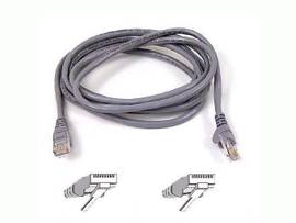 BELKIN CAT6 SNGLSS PATCH CBL RJ45M/RJ45M 1 GRAY