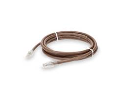 AddOn 8ft RJ-45 (Male) to RJ-45 (Male) Straight Brown Cat6A UTP Copper PVC Patch