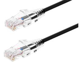 MONOPRICE SLIMRUN CAT6 UTP CABLE-3FT BLACK