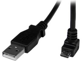 2M USB TO DOWN ANGLE MICRO USB CABLE