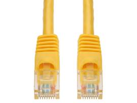 ADD-ON 8IN RJ-45 M/M CAT5E YELLOW PATCH CBL