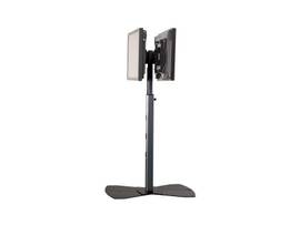 LEGRAND-CHIEF MFP DUAL HEAD FLOOR STAND SILVER