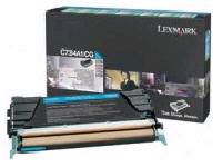 LEXMARK TONER RETURN PROG C73X/X73X 6K CYAN