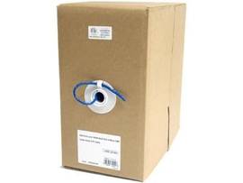 STARTECH BULK CAT 5E ETHERNET CABLE - 1000 FT. (304,8M) - SOLID - CMR-RATED - BLUE - TAA COMPLIANT
