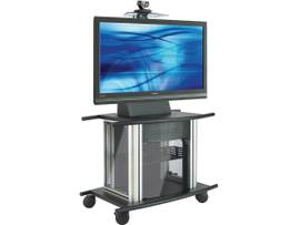 AVTEQ ALUMINUM AND TEMPERED GLASS, SUPPORTS SI