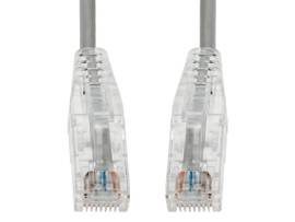 1ft RJ-45 (Male) to RJ-45 (Male) Straight Gray Cat6 Slim UTP PVC Copper Patch Ca