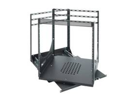 SLIDING ROTATING 12RU RACK FOR CREDENZAS