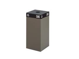 SAFCO BASE RECEPTACLE S PUB 32H BRN