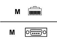 DIGI 48 RJ 45/DB 9M STR CBL (10 PIN)
