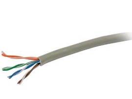 C2G 1000FT CAT5E SOLID PLENUM CMP CBL GREY