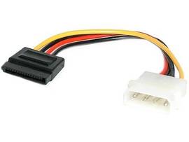 Startech 6inch LP4 Male to SATA 10PK