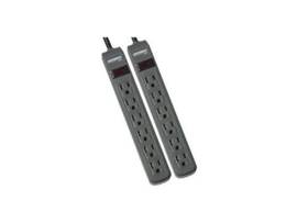 SURGE STRIP 6-OUTLET TWIN PACK 241J