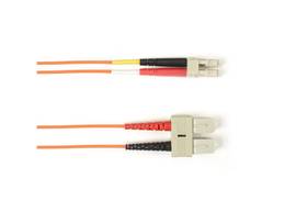 BLACK BOX CORP SM FO PATCH CABLE DUPLX, PLENUM, OR, SCLC