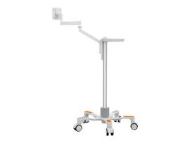 CTA MEDICAL VESA COMPATIBLE ARTICULATING ARM ROLLING FLOOR STAND