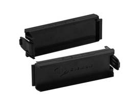 SIEMON FIBER, ADAPTER PLATE, LIGHTVERSE, FLAT, BLACK HOUSING, BLANK