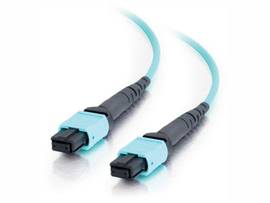 LEGRAND-ORTRONICS 15M MTP OM4 MM PLN FIBER-AQUA