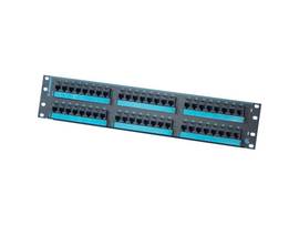 LEGRAND-ORTRONICS 48PORT,PNL,C6/110,FLAT,BLK
