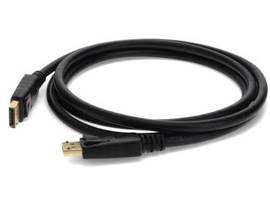 ADD-ON3.0FT DP M/M BLACK CABLE