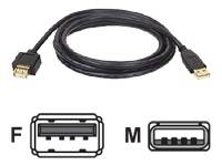 TRIPP LITE USB EXTENSION GLD CBL A-M/F 10FT