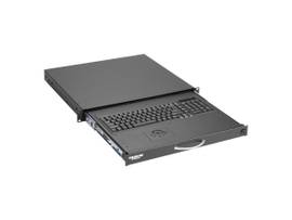 BLACK BOX CORP RACKMOUNT KEYBOARD 1U TRACK BALL