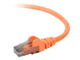 BELKIN CBL RJ45M 10 ORANGE CAT6 SNGLS PATCH
