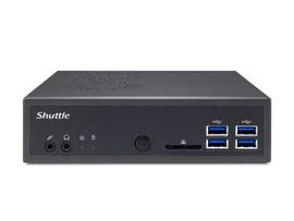 SHUTTLE COMPUTER XPC SLIM DA320 BAREBONE AMD A320 CHIPSET SOCKET AM4 SUPPORT RYZEN 2000/3000 SERIES R5/R3 AND ATHLON 200/300/3000 SERIES APU