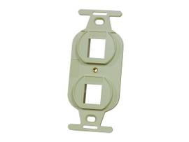 LEGRAND-ORTRONICS 106 FRAME,KEYSTONE,2 HOLE ELECT IVORY