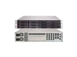 SUPERMICRO 2U SC826B 12 DRIVEJBOD W/DUALEXPANDER,REDUNDANT 600W PWS