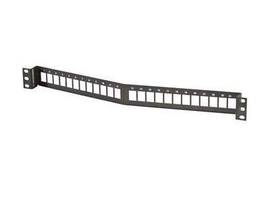 LEGRAND-ORTRONICS 24PORT TKS SHLD PANEL ANGLUNLOADED,1RU