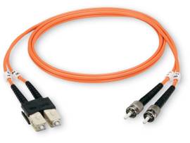 OM1 62.5/125 Multimode Fiber Optic Patch Cable - Ceramic Terminated, OFNP Plenum