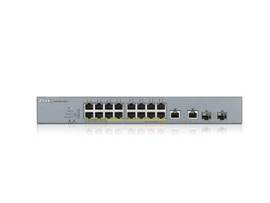 ZYXEL GS1350-18HP - 16-PORT GIGABIT POE+ L2 WEB MANAGED SWITCH (250W) W/2 SFP UPLINK W/1Y NEBULA INCLUDED