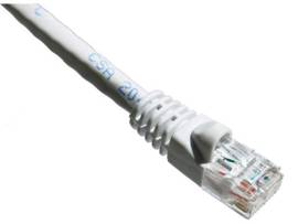 AXIOM 10FT CAT6A 650MHZ PATCH CABLE MOLDED BOOT (WHITE)
